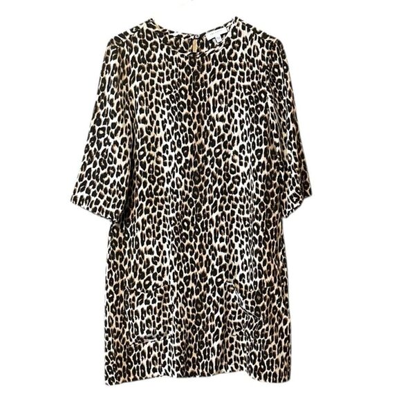 Equipment Aubrey Silk Dress In Leopard Print Size Small 📦 - Picture 2 of 8